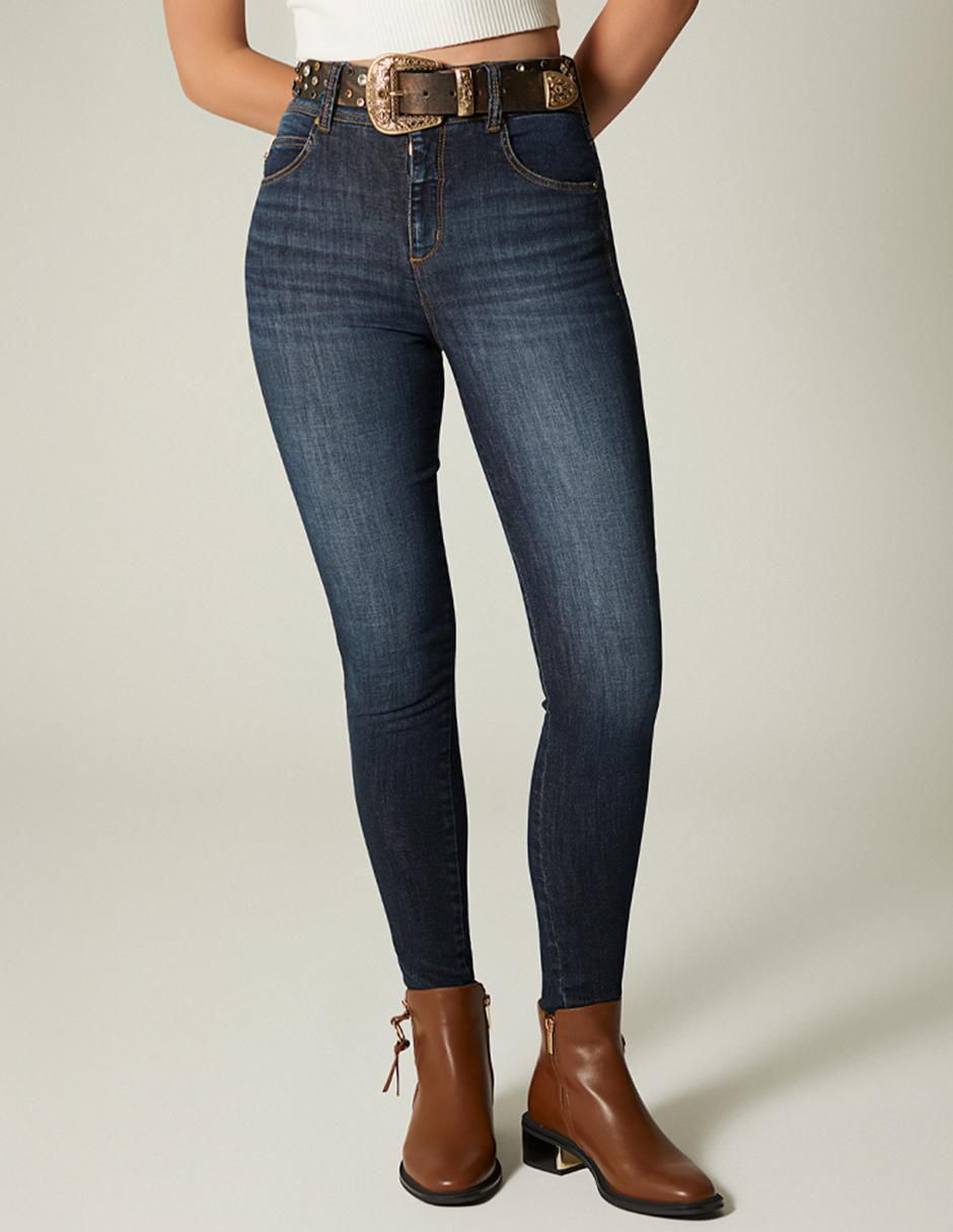 Jeans skinny Studio F corte cintura alta para mujer