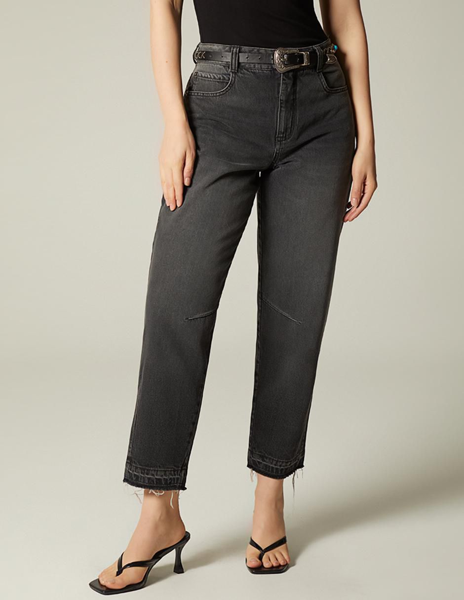 Jeans straight Studio F corte cintura para mujer