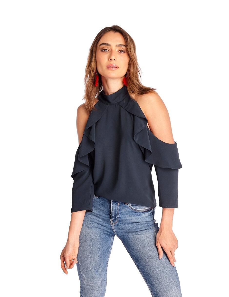 Blusa Beatriz Meade manga 3/4 para mujer