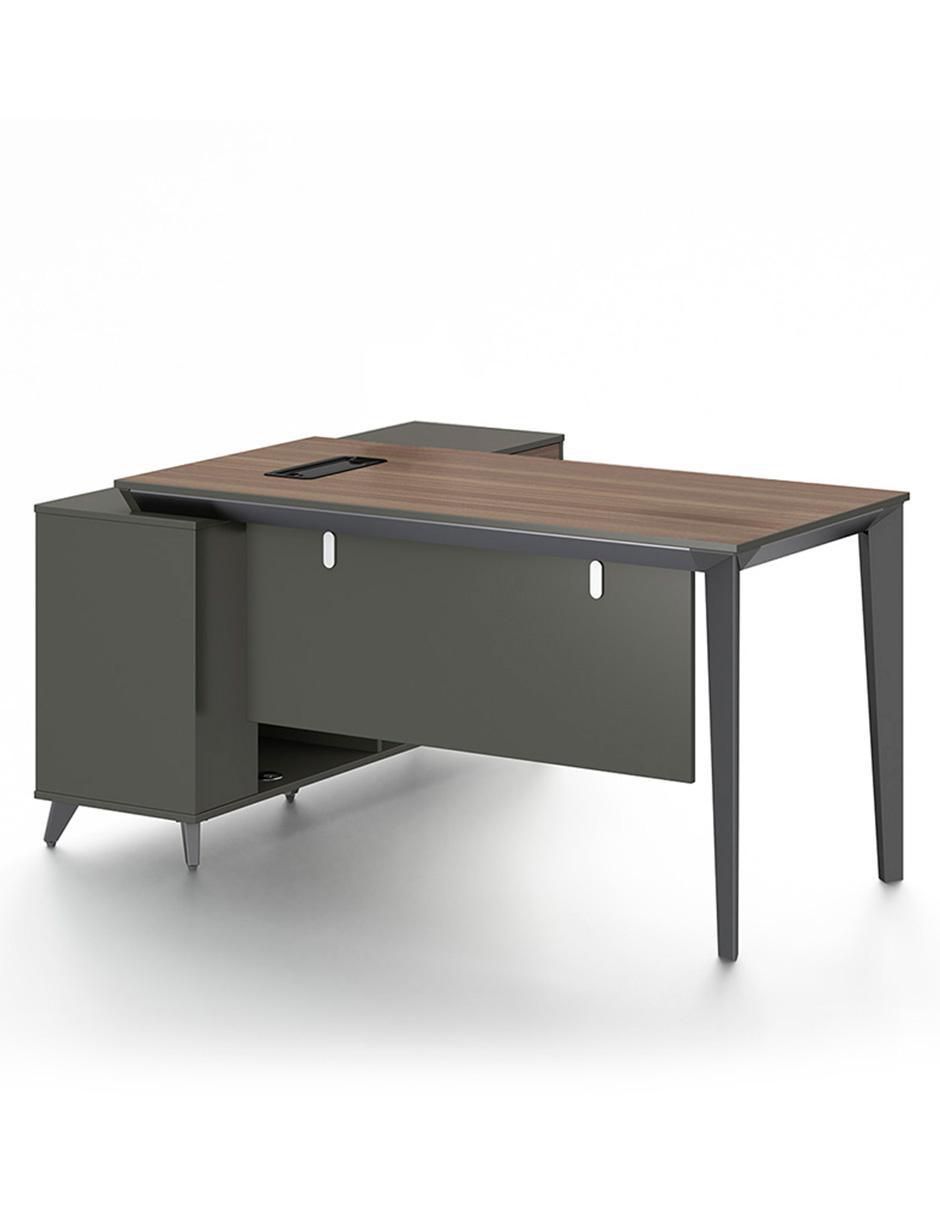 Escritorio armable Lateral Cracovia 160 de melamina 2