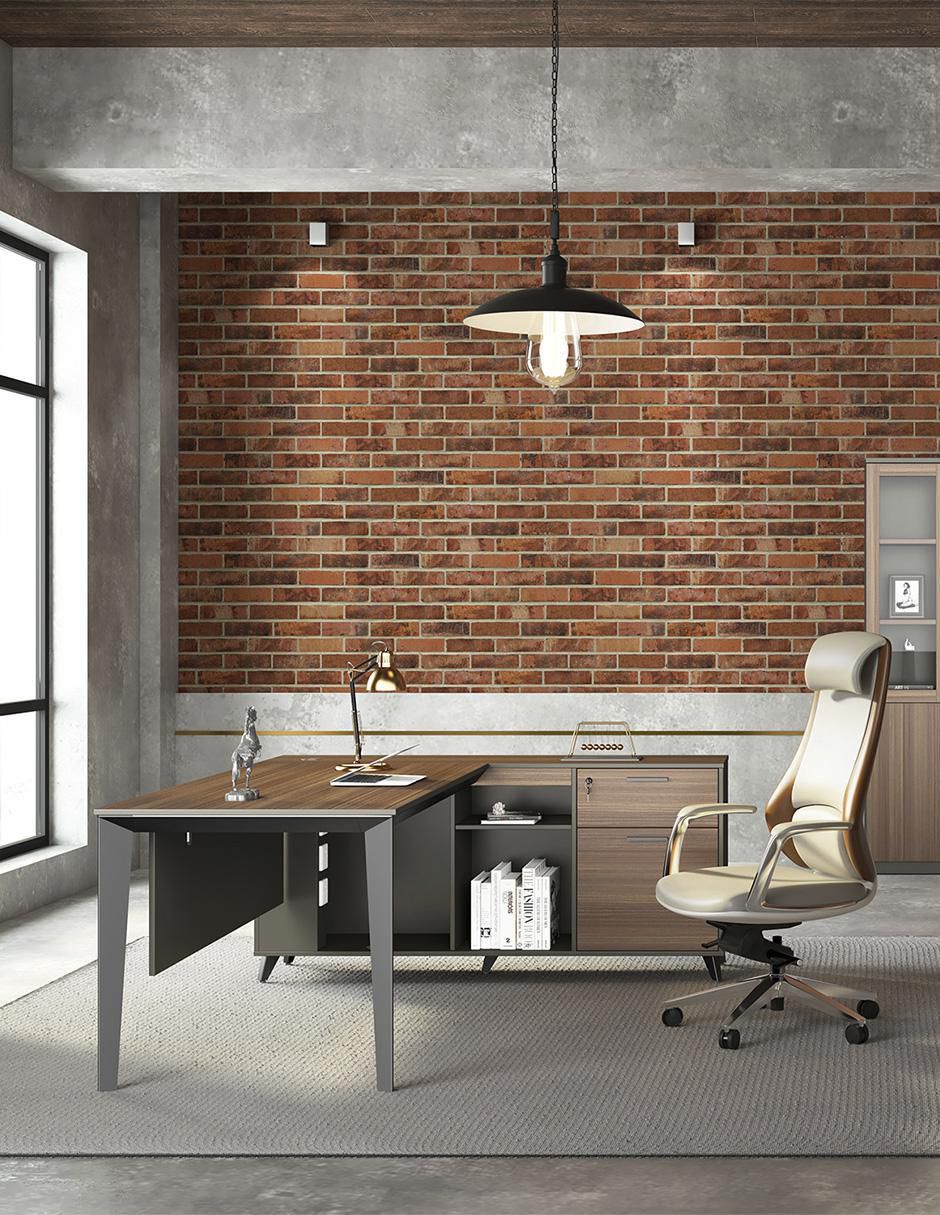 Escritorio armable Lateral Cracovia 160 de melamina 10