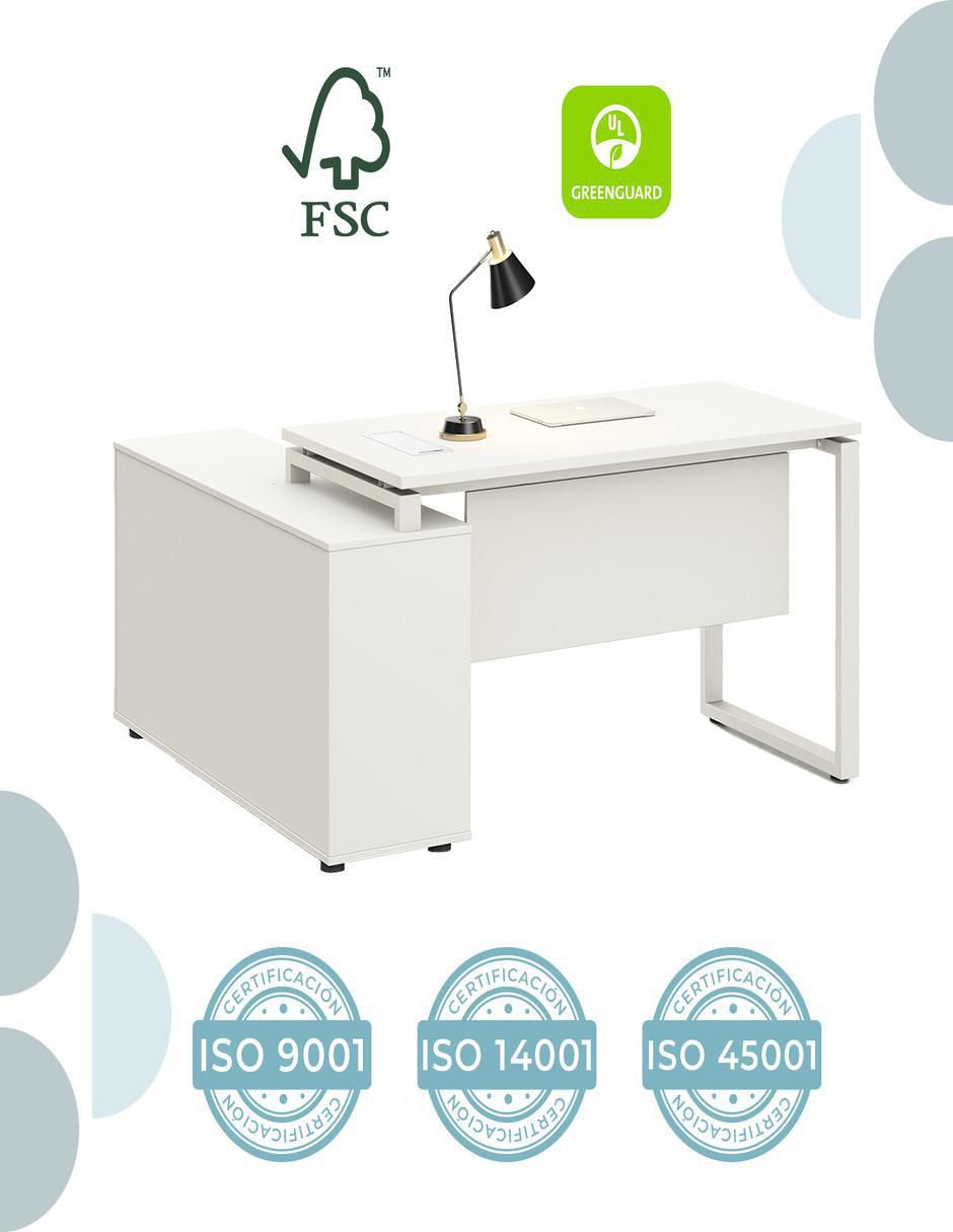 Escritorio armable Zadar 160 de melamina 2