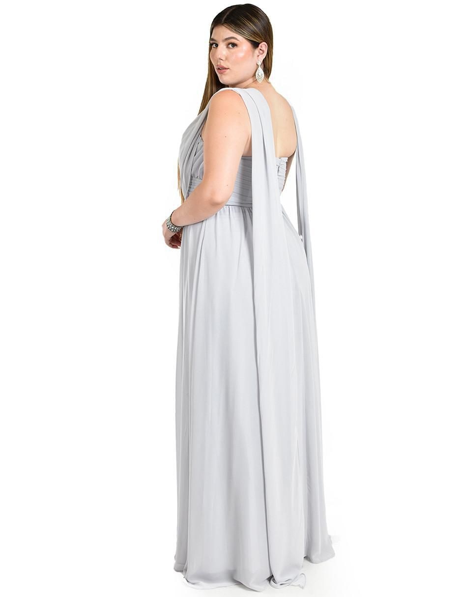 Vestido maxi de fiesta escote Corazón 5