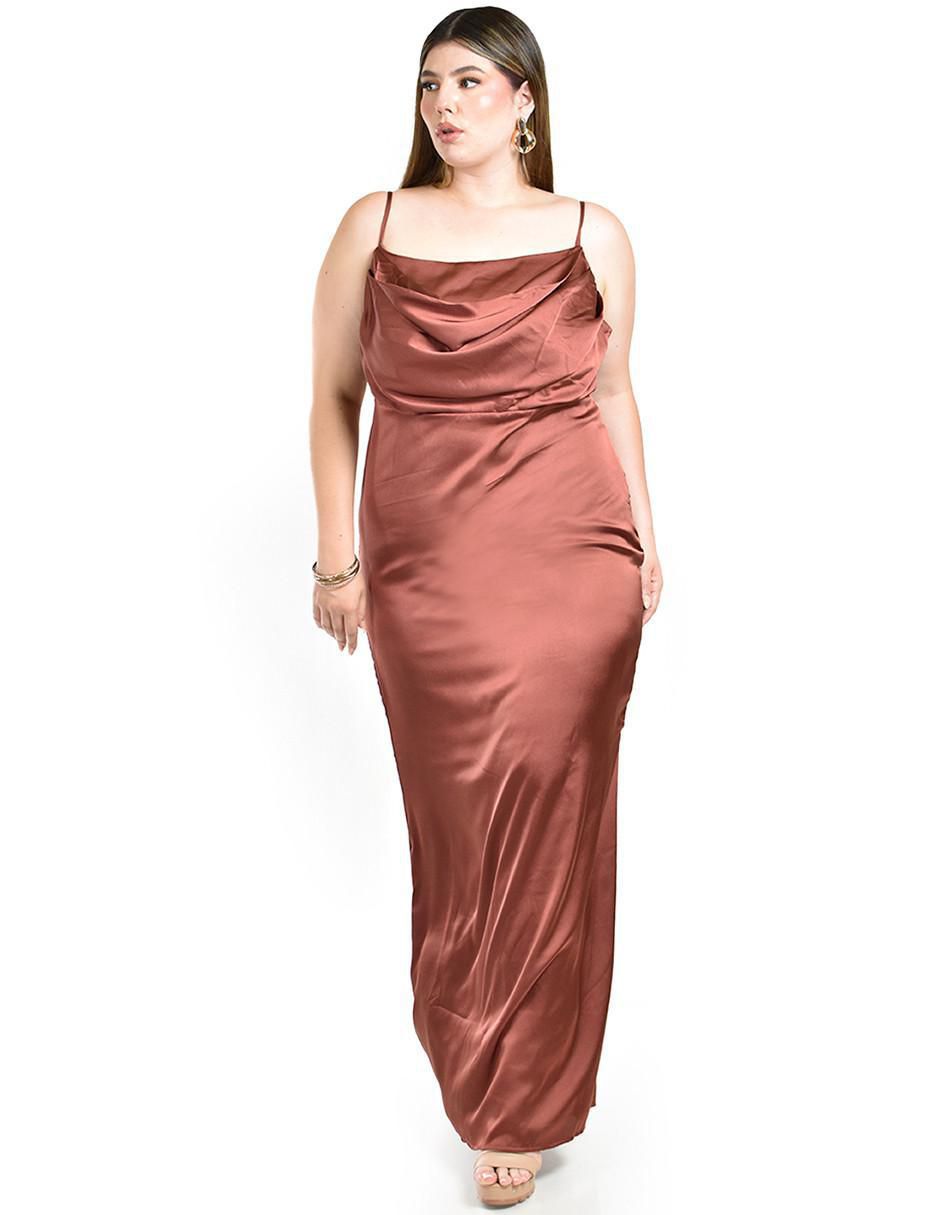 Vestido maxi de fiesta escote Cuadrado Vestido maxi de fiesta escote Cuadrado
