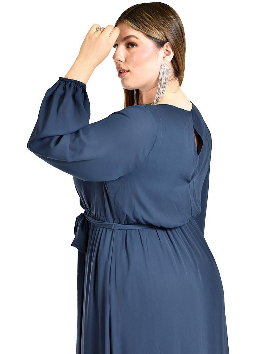 Vestido maxi de fiesta escote V
