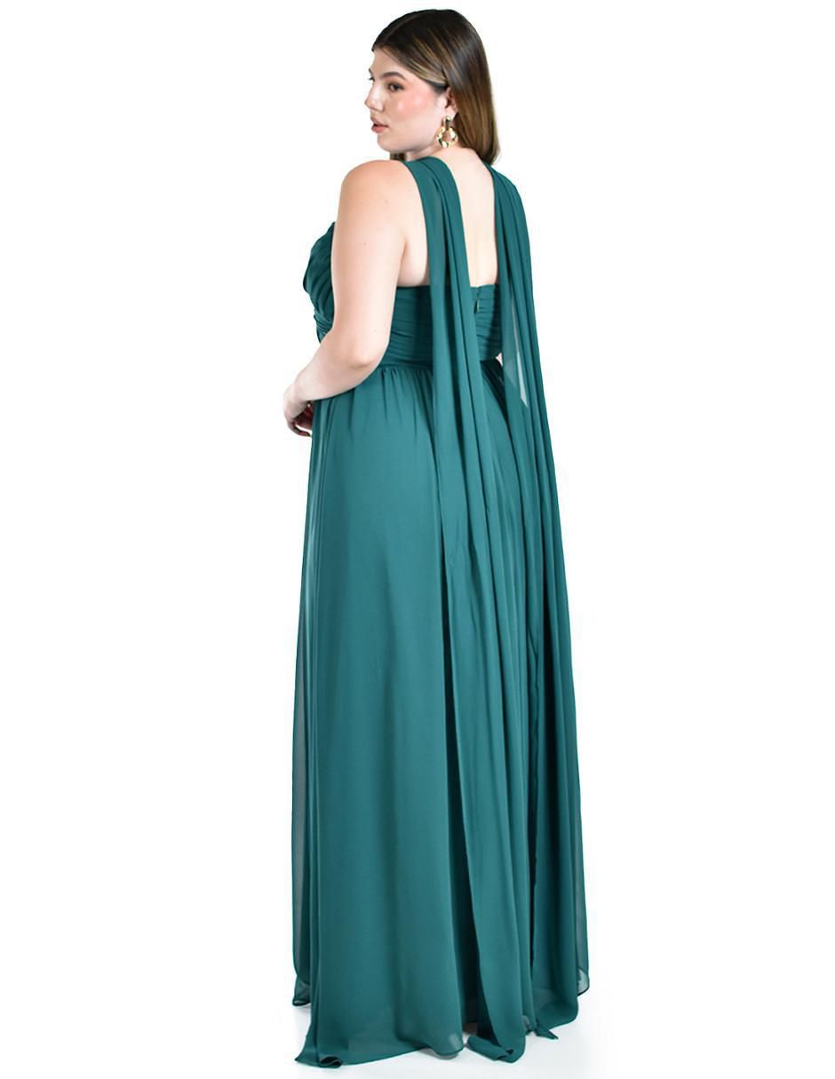 Vestido maxi de fiesta escote Corazón 8