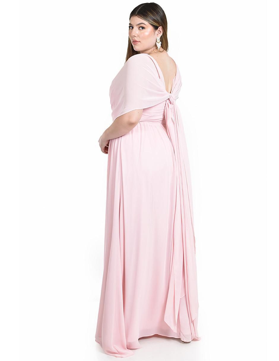 Vestido maxi de fiesta escote Corazón
