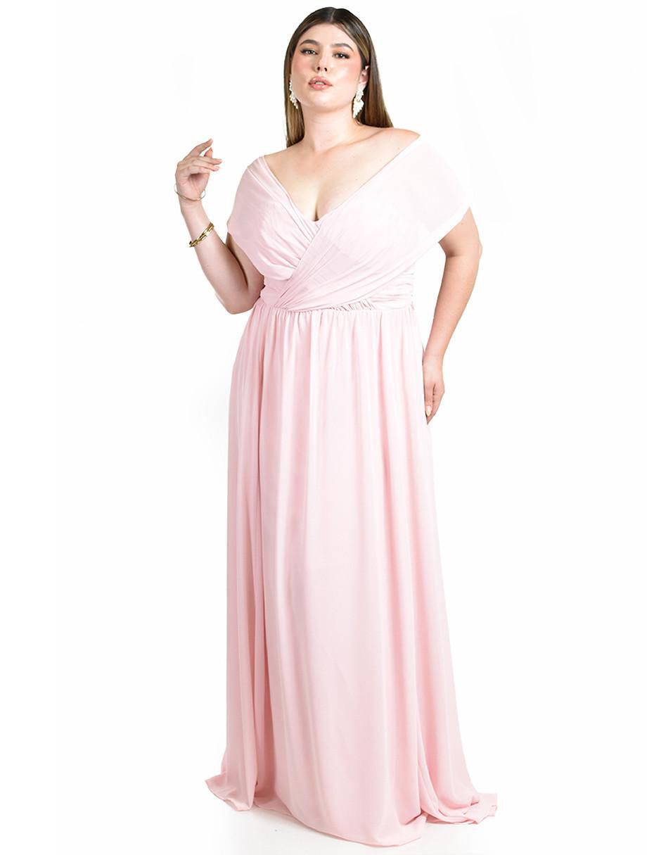 Vestido maxi de fiesta escote Corazón