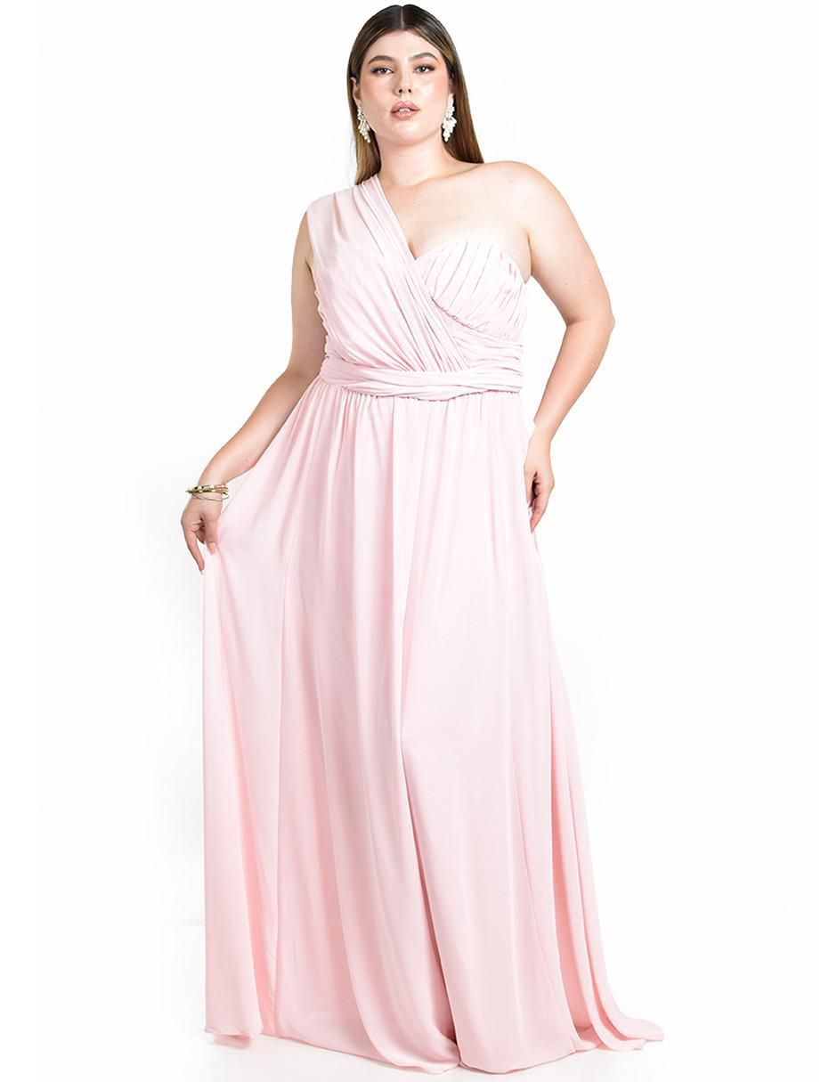 Vestido maxi de fiesta escote Corazón