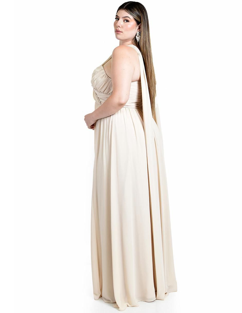 Vestido maxi de fiesta escote Corazón 5