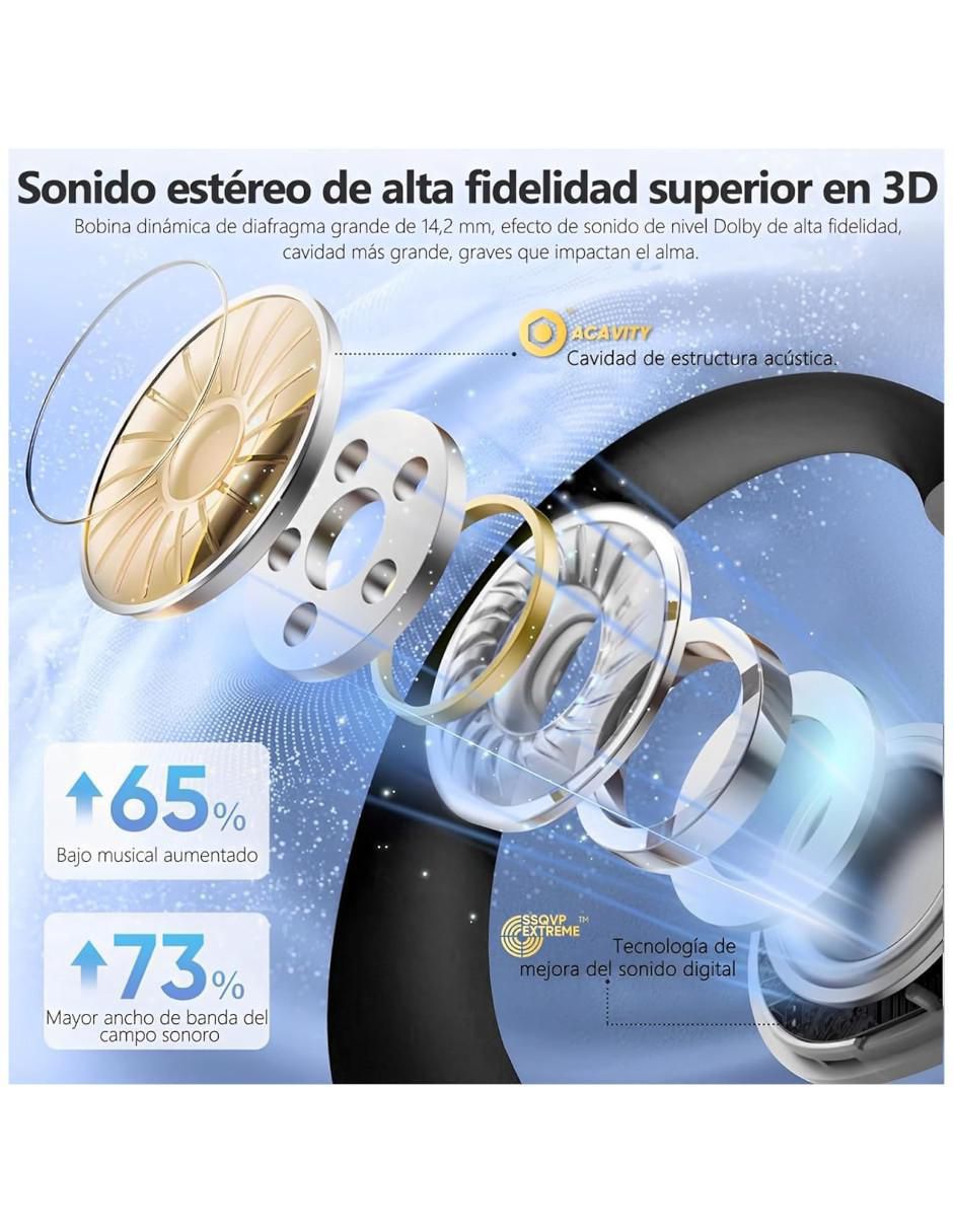 Audífonos in-ear belug inalámbricos con cancelación de ruido