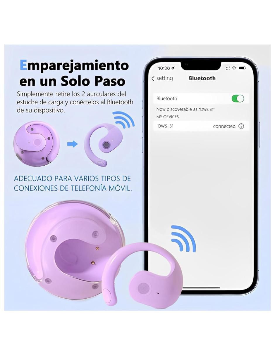 Audífonos in-ear belug inalámbricos con cancelación de ruido