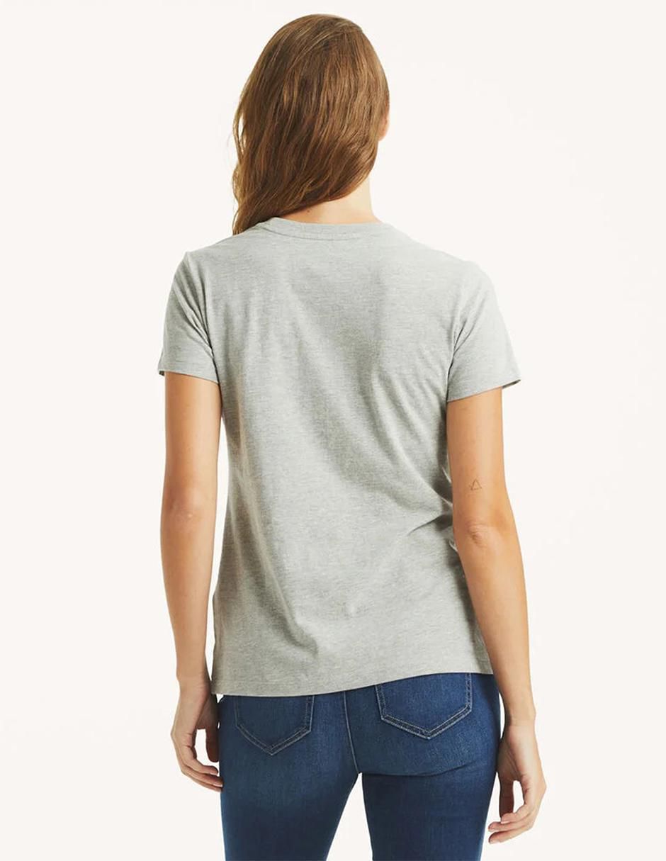 Playera manga corta cuello redondo para mujer 3