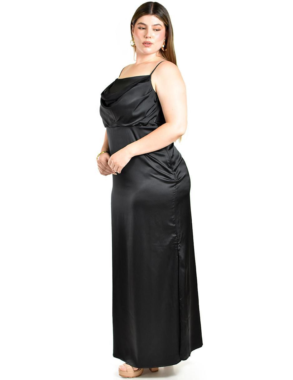 Vestido maxi de fiesta escote Cuadrado 2