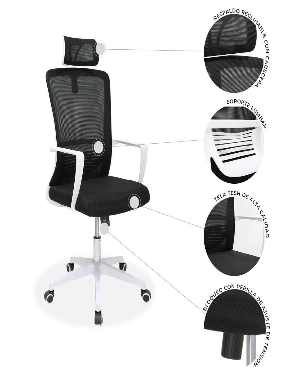 Silla de escritorio Cardona de mesh 5