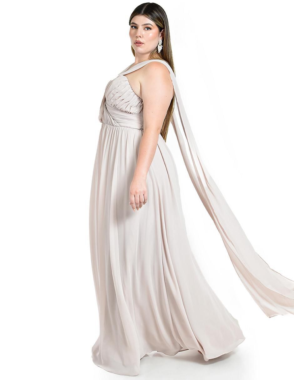 Vestido maxi de fiesta escote Corazón 6