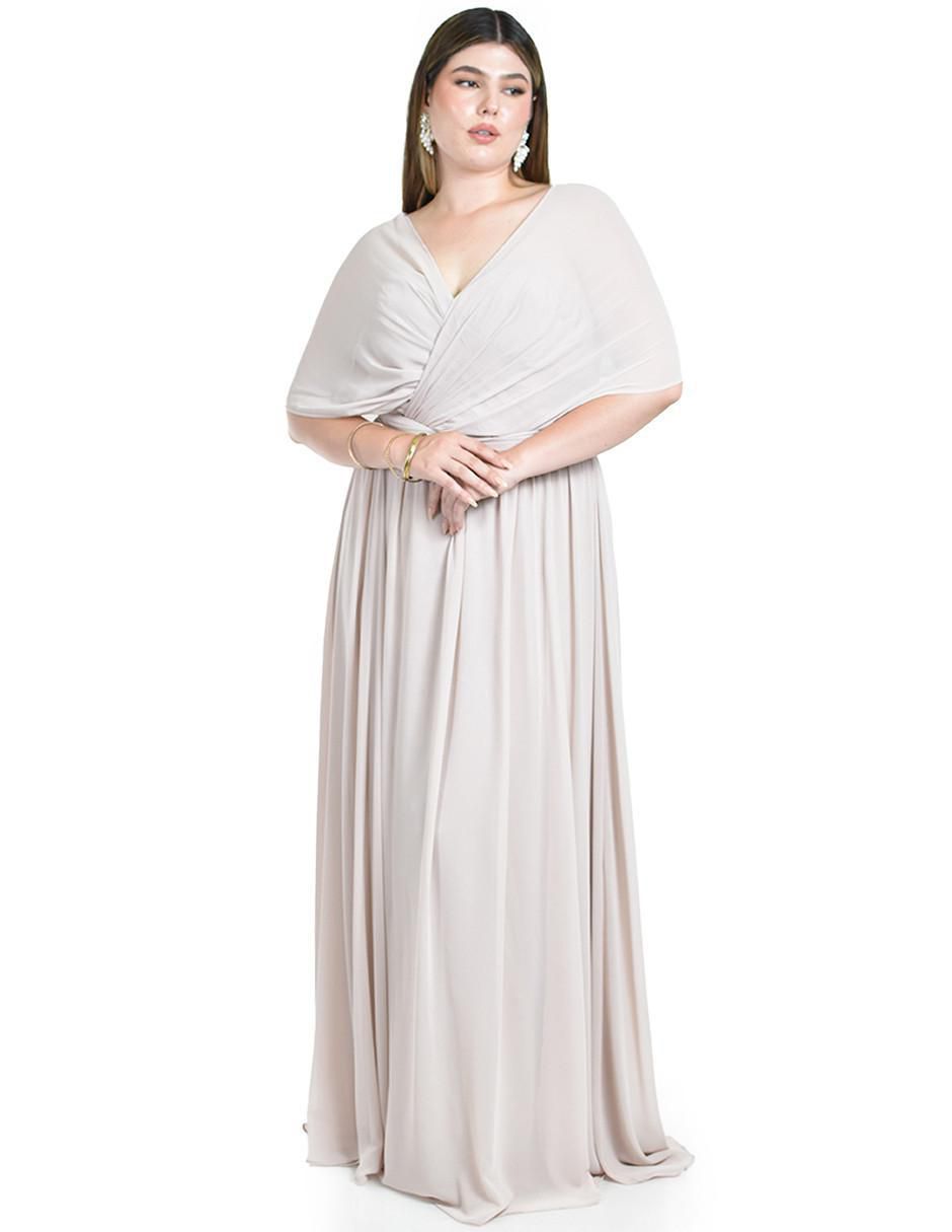 Vestido maxi de fiesta escote Corazón