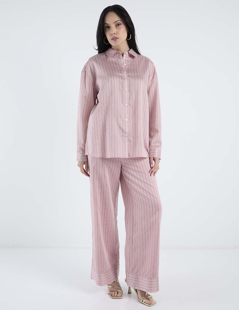 Blusa camisera Kur.Kuma manga larga para mujer