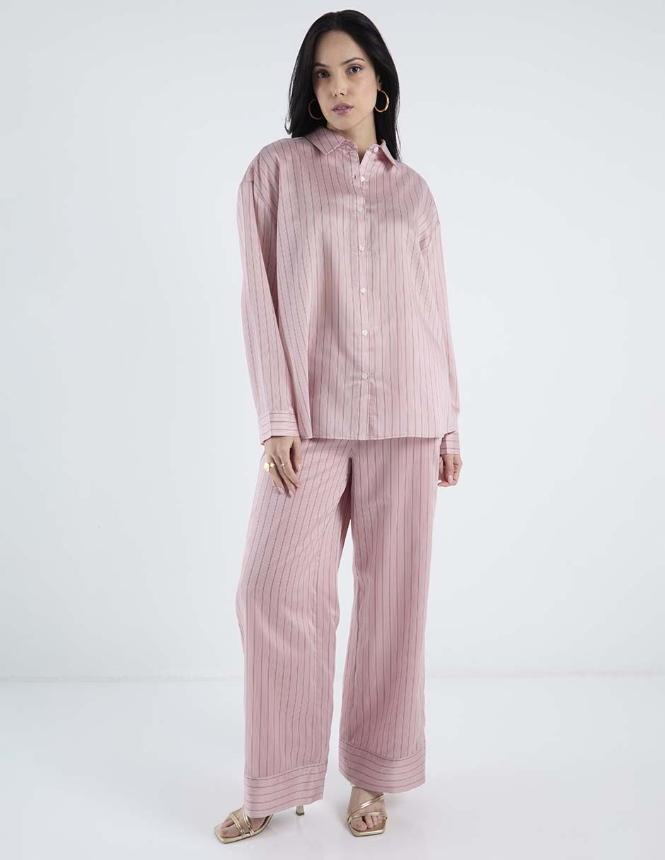 Blusa camisera Kur.Kuma manga larga para mujer