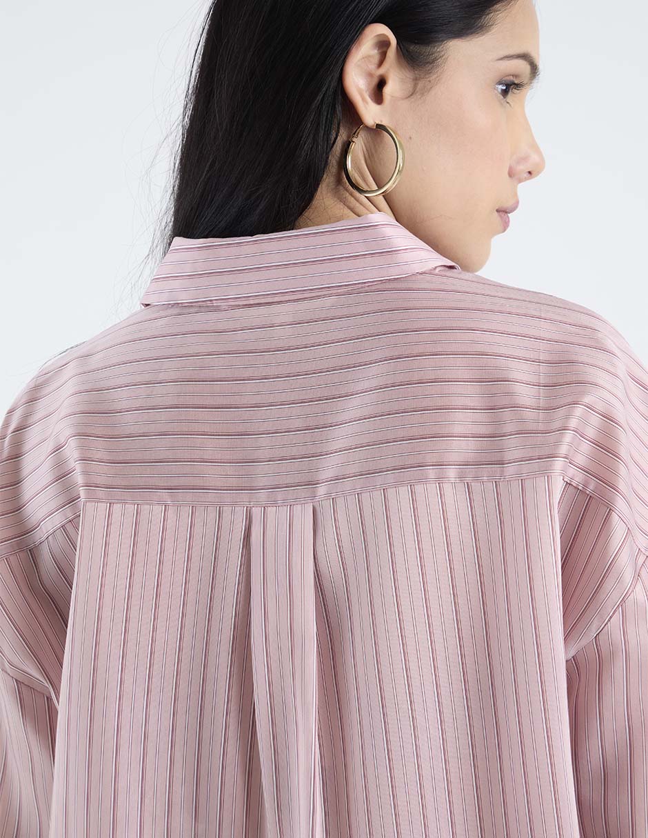 Blusa camisera Kur.Kuma manga larga para mujer