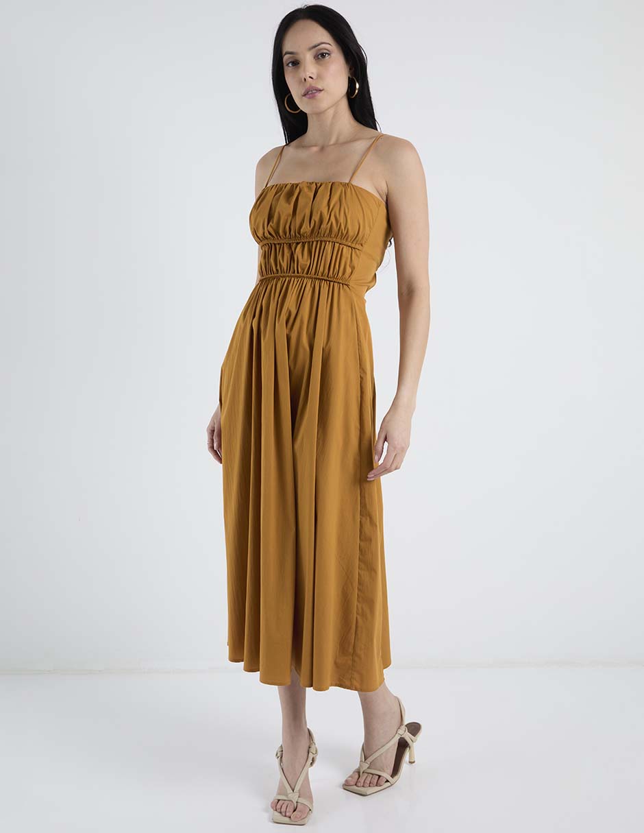 Vestido crop casual Kur.Kuma para mujer