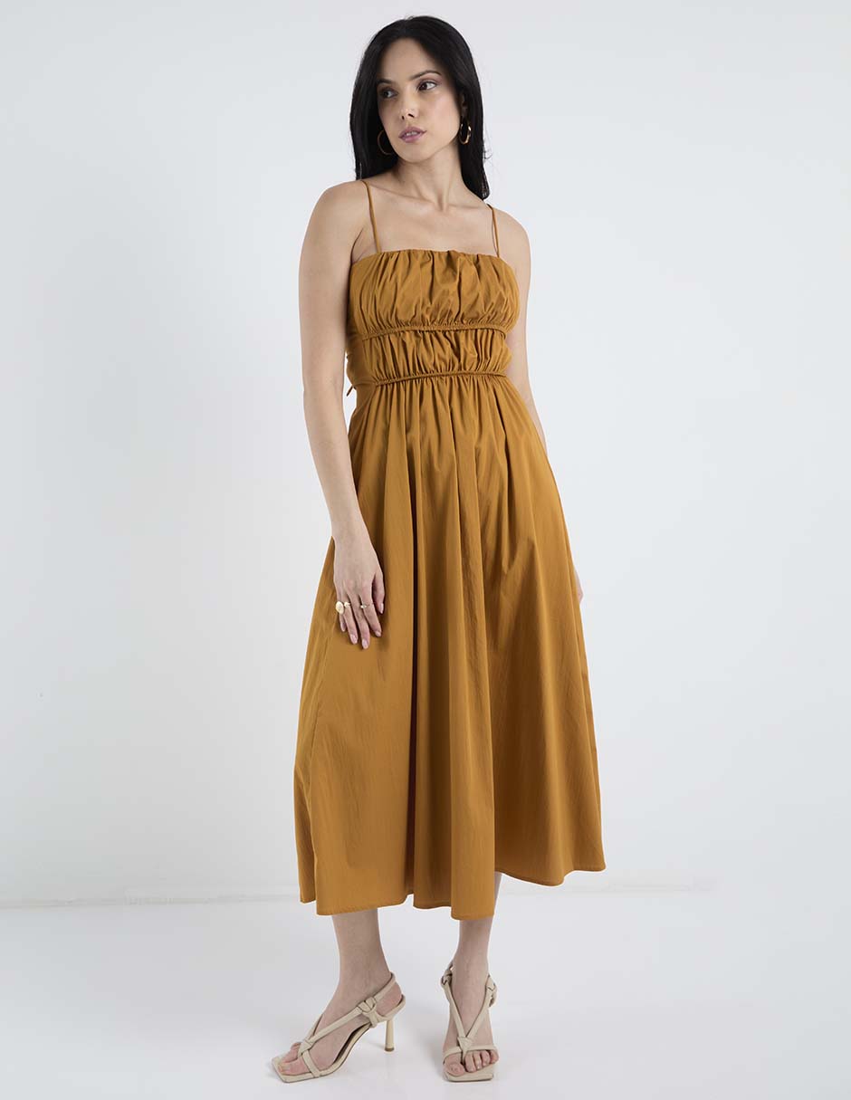 Vestido crop casual Kur.Kuma para mujer