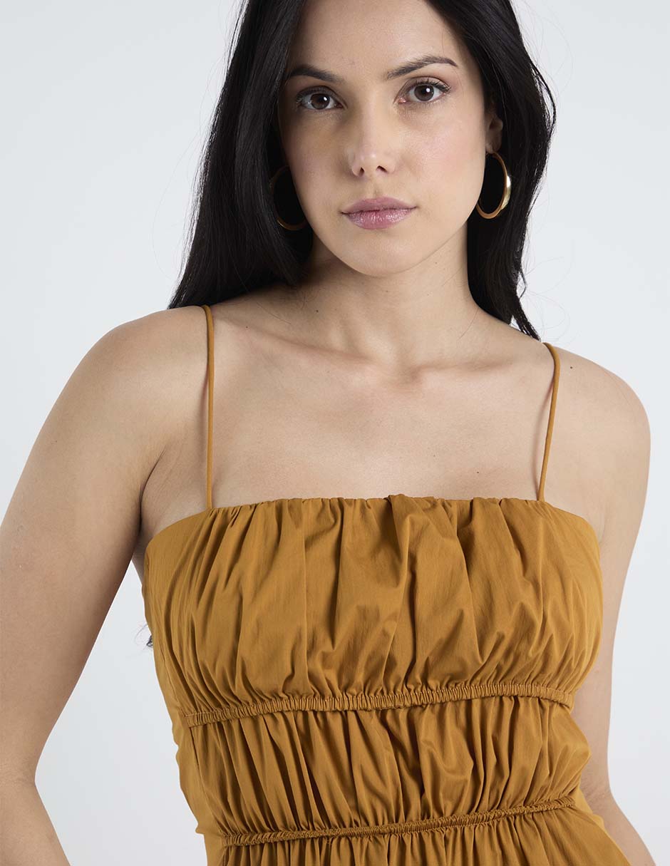 Vestido crop casual Kur.Kuma para mujer