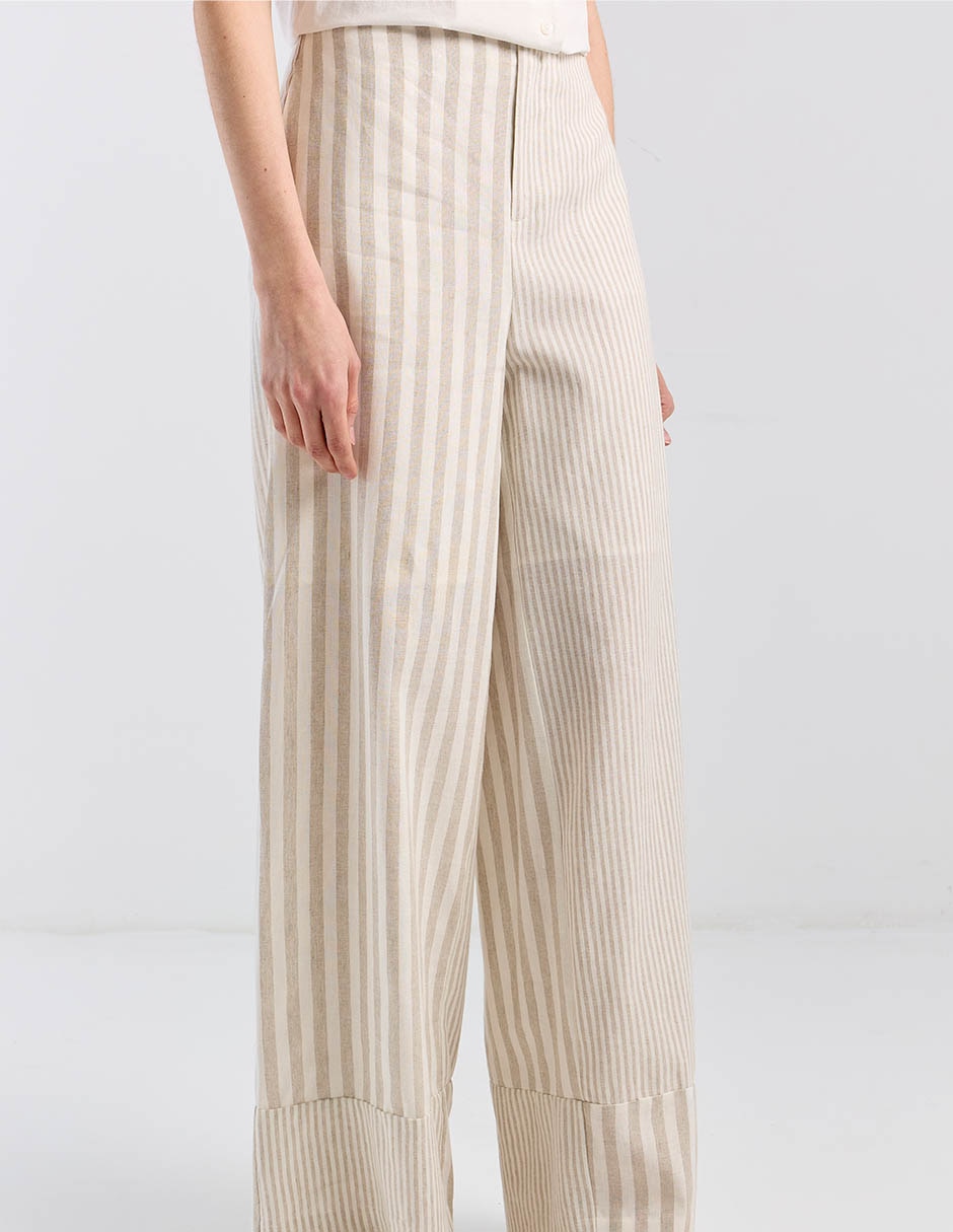 Pantalón coulotte Kur.Kuma straight para mujer