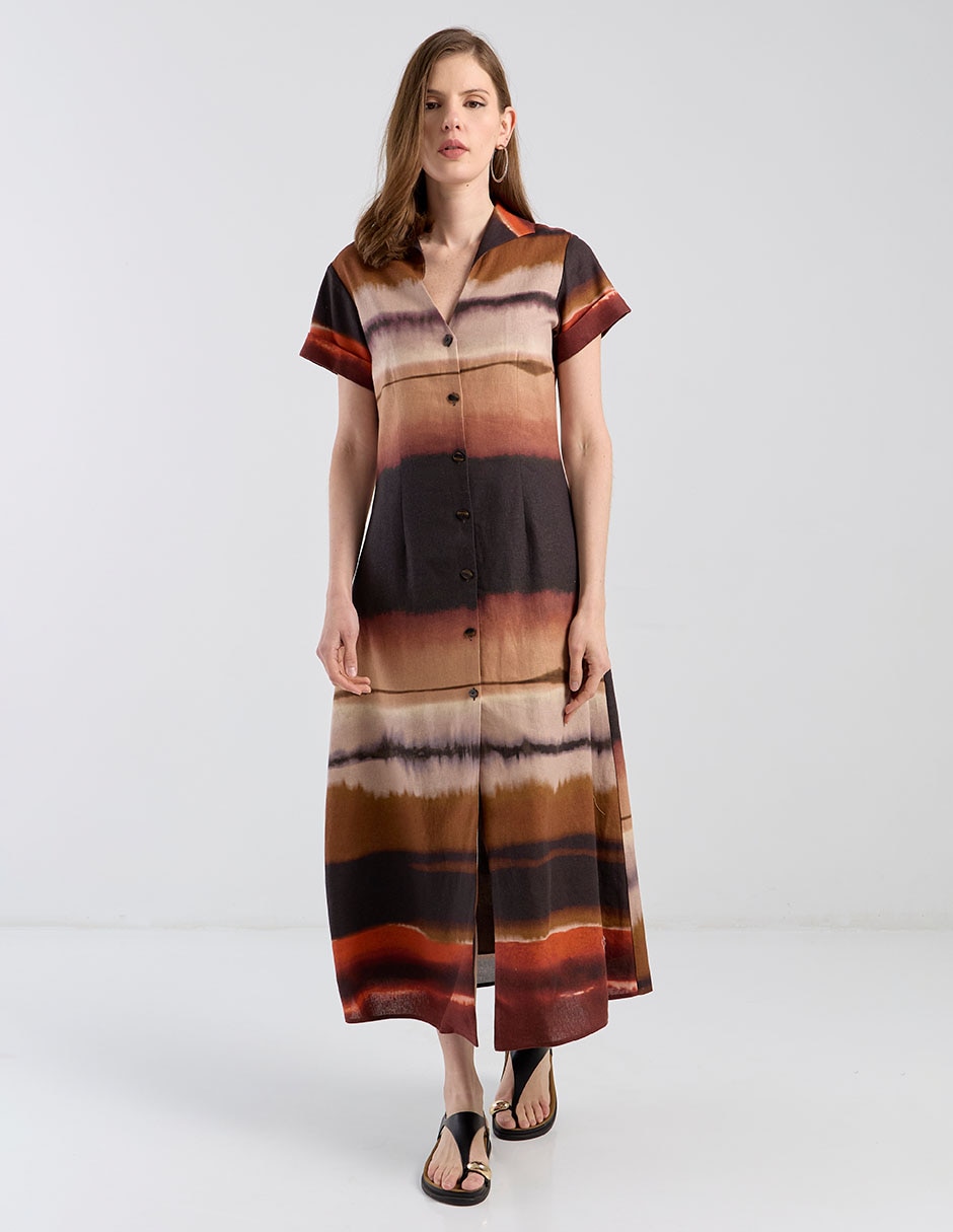 Vestido crop casual Kur.Kuma para mujer
