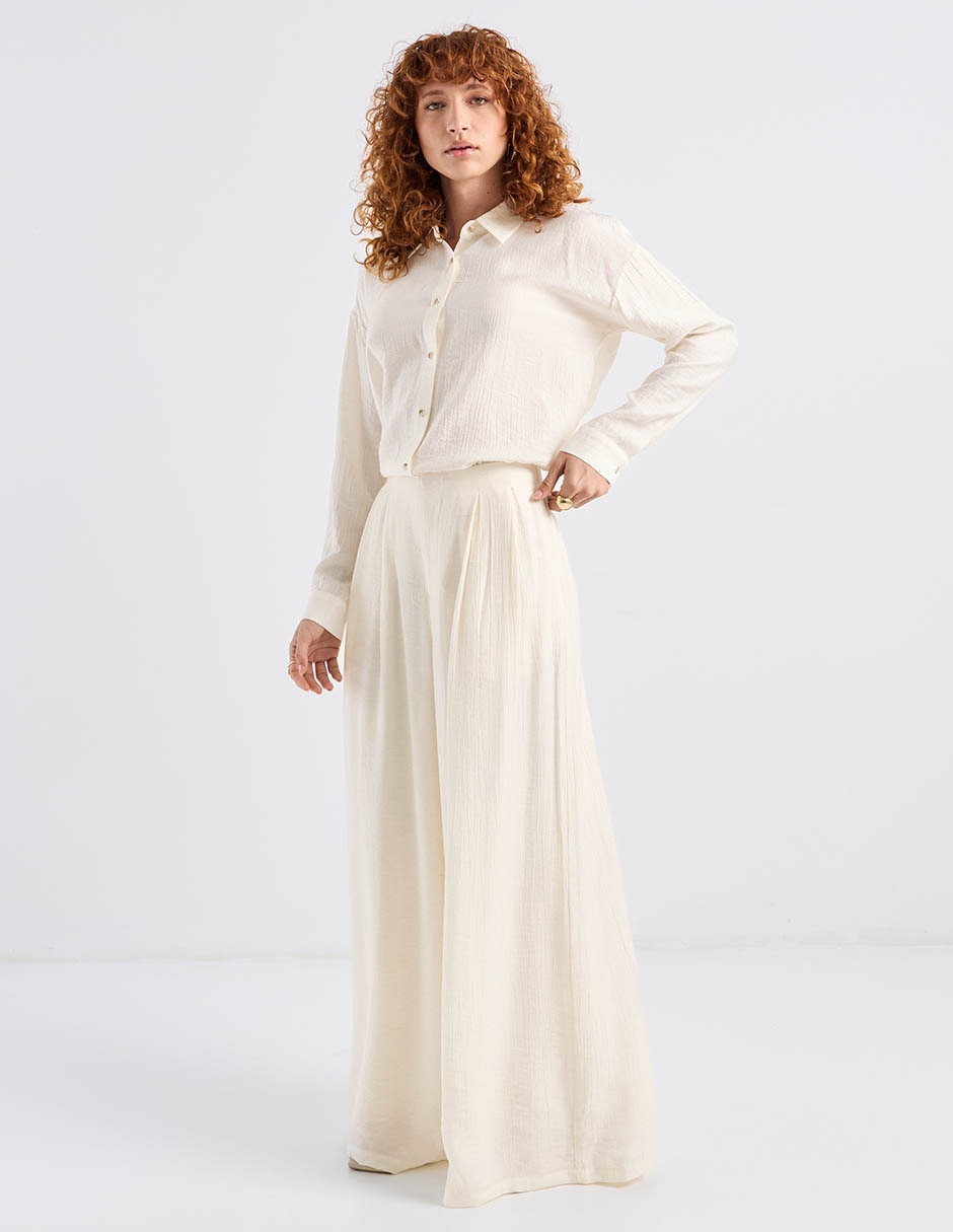 Pantalón amplio para mujer 4