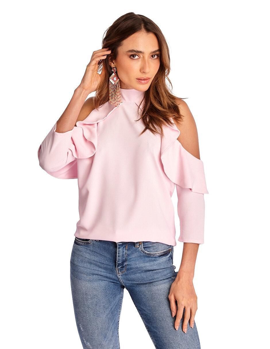 Blusa Beatriz Meade manga 3/4 para mujer
