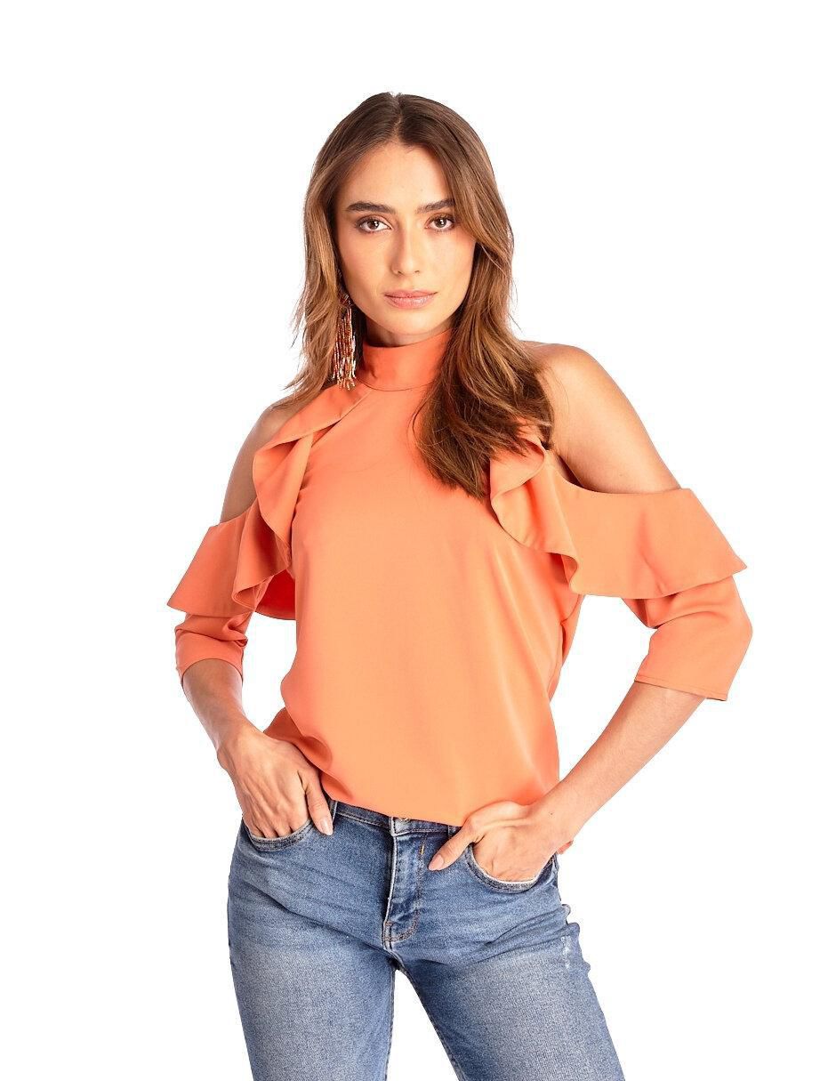 Blusa Beatriz Meade manga 3/4 para mujer
