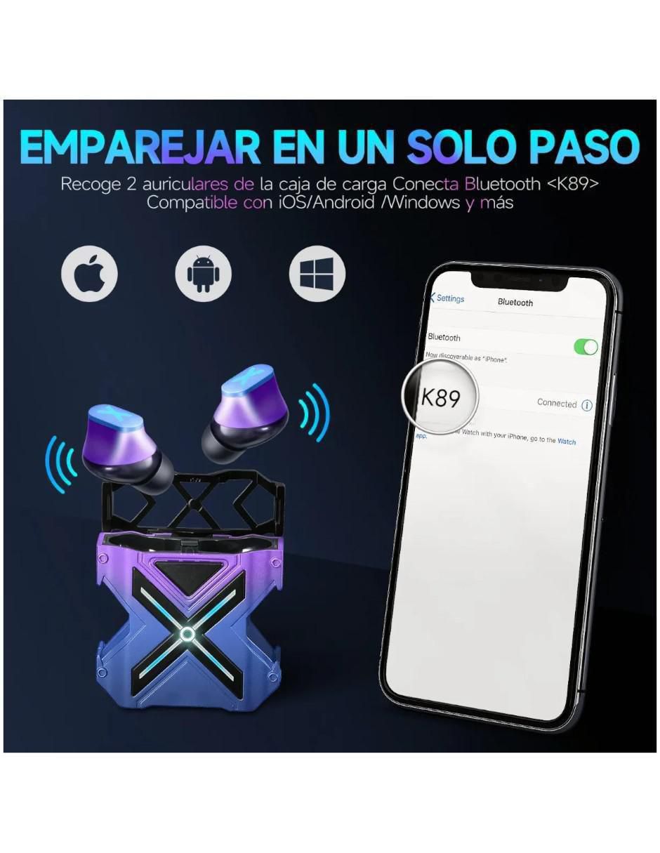 Audífonos In-Ear Belug inalámbricos con cancelación de ruido