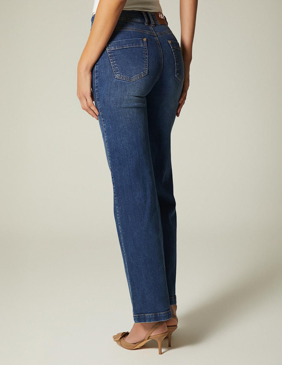 Jeans straight para mujer
