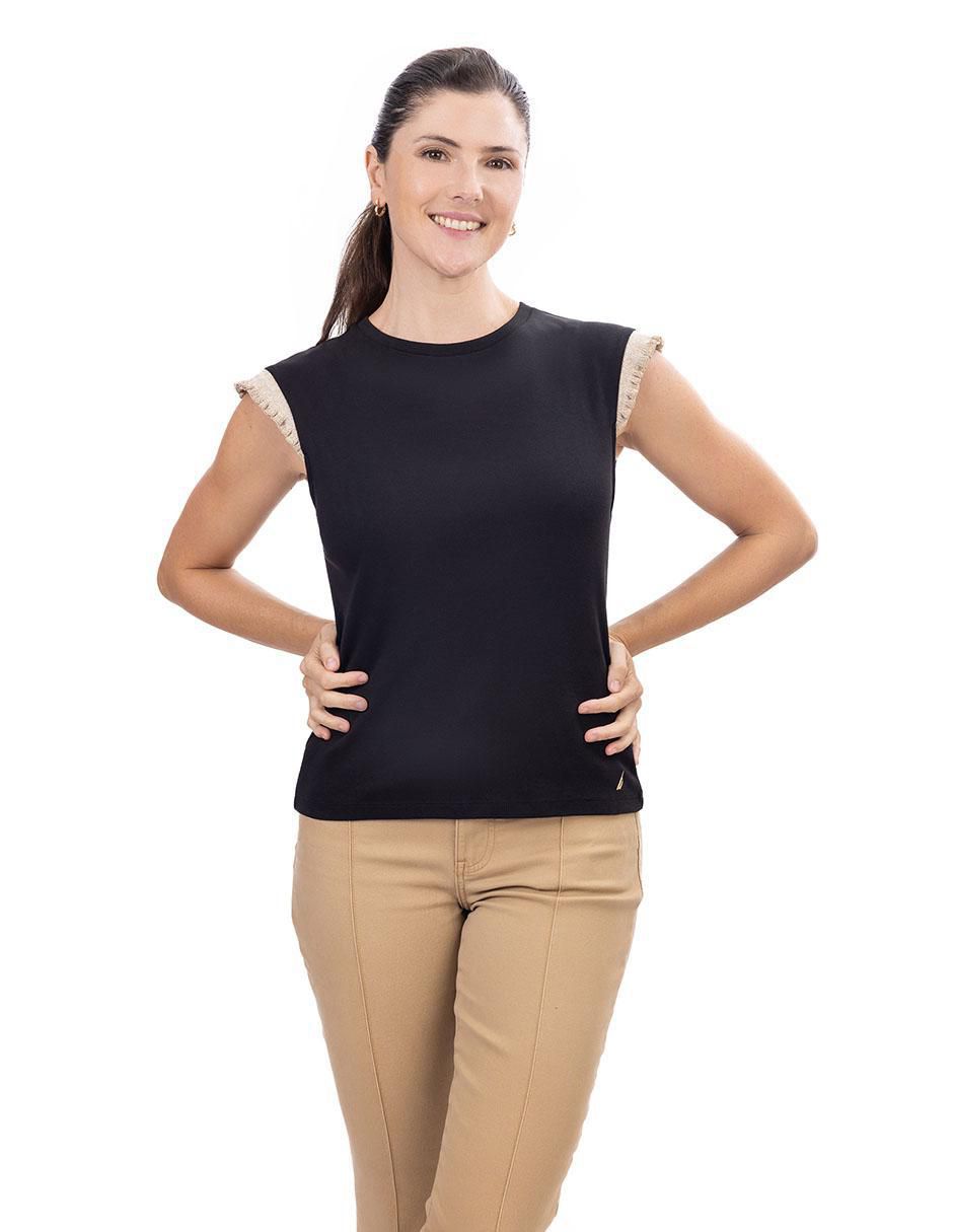 Playera Fall cuello redondo para mujer