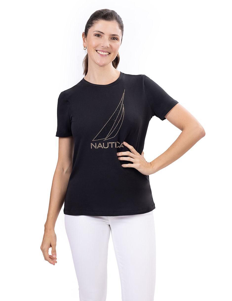 Playera manga corta cuello redondo mujer Playera manga corta cuello redondo mujer