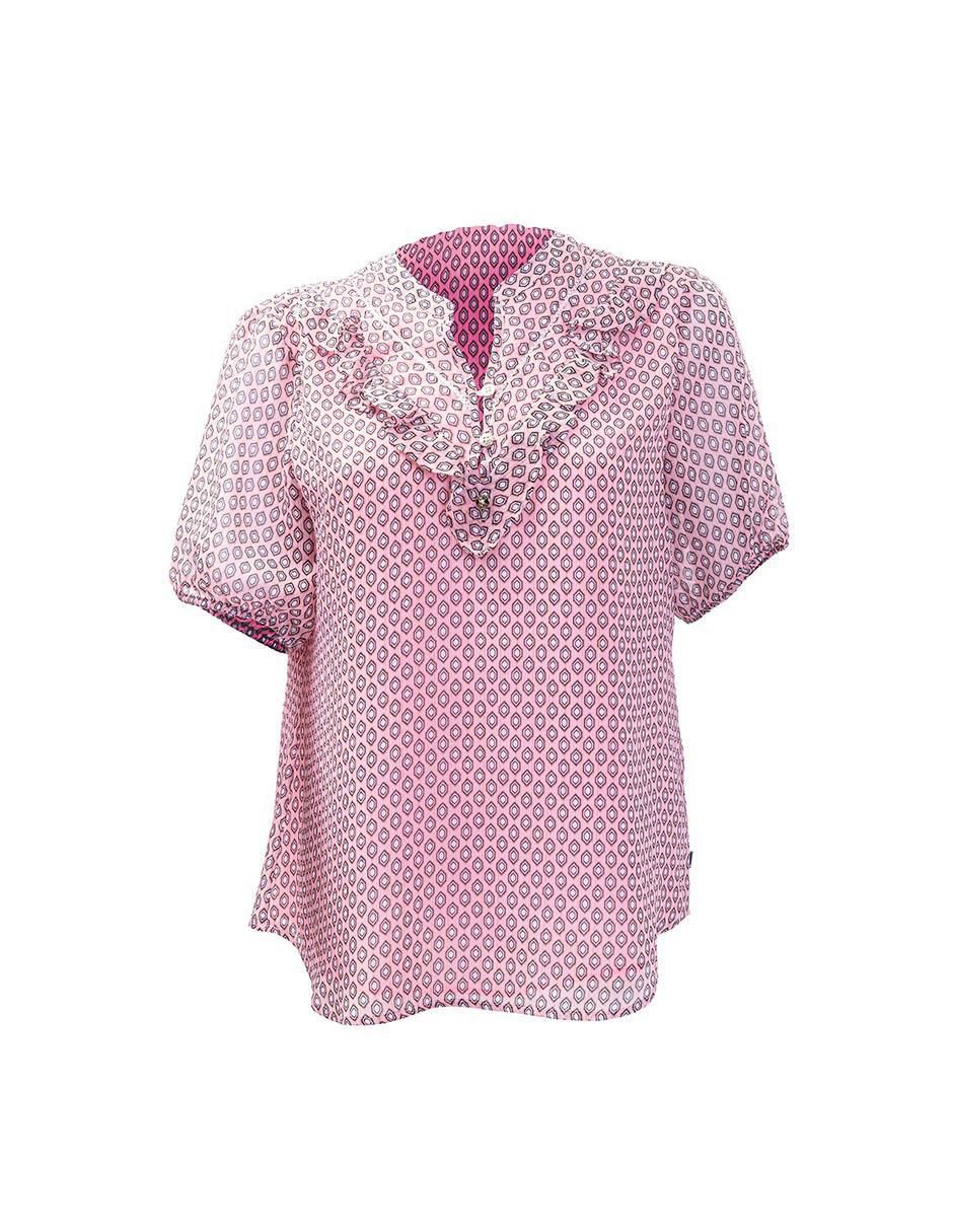 Blusa manga corta para mujer