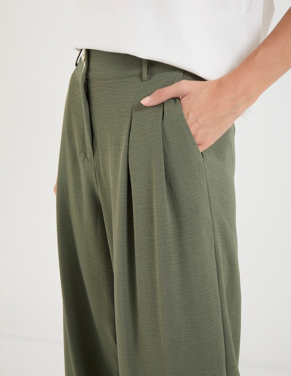 Pantalón relaxed amplio para mujer 7