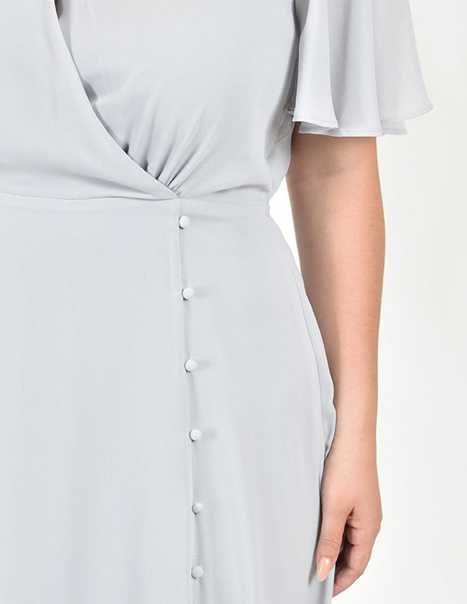 Vestido maxi de fiesta escote V