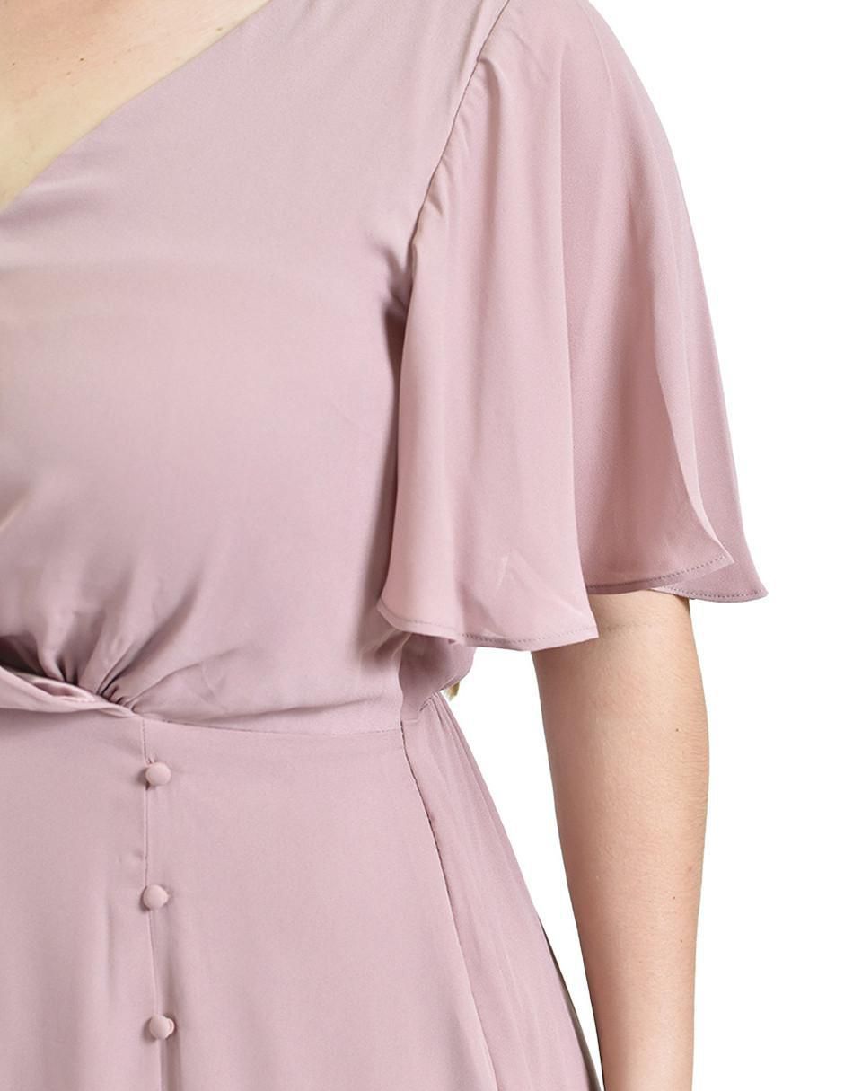 Vestido maxi de fiesta escote V