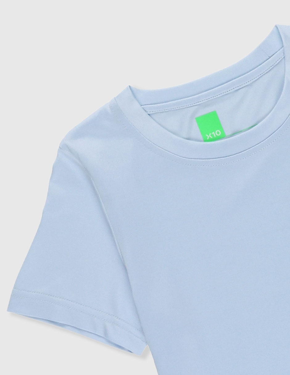 Playera deportiva para entrenamiento de niña