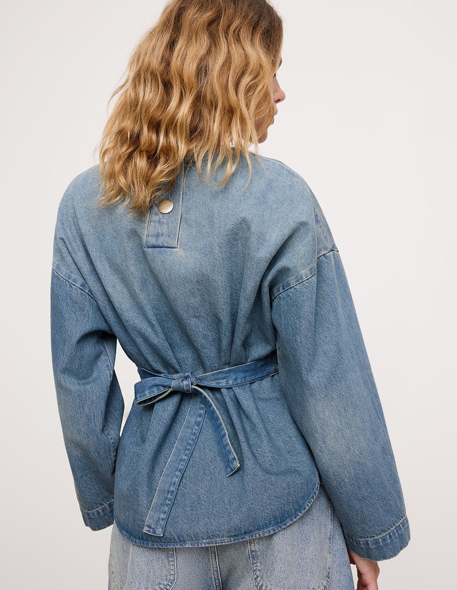 Blusa manga larga para mujer