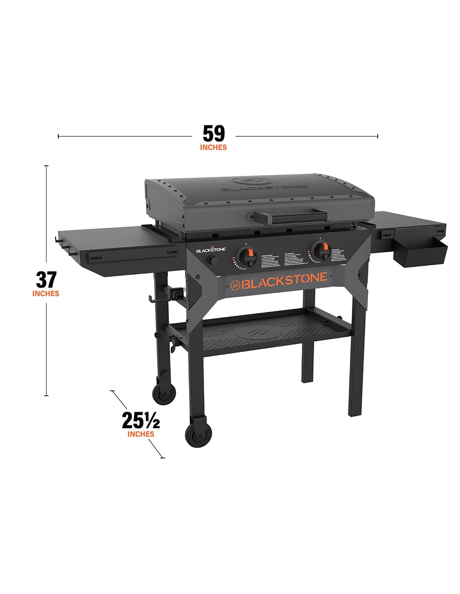 Plancha de gas Blackstone de acero