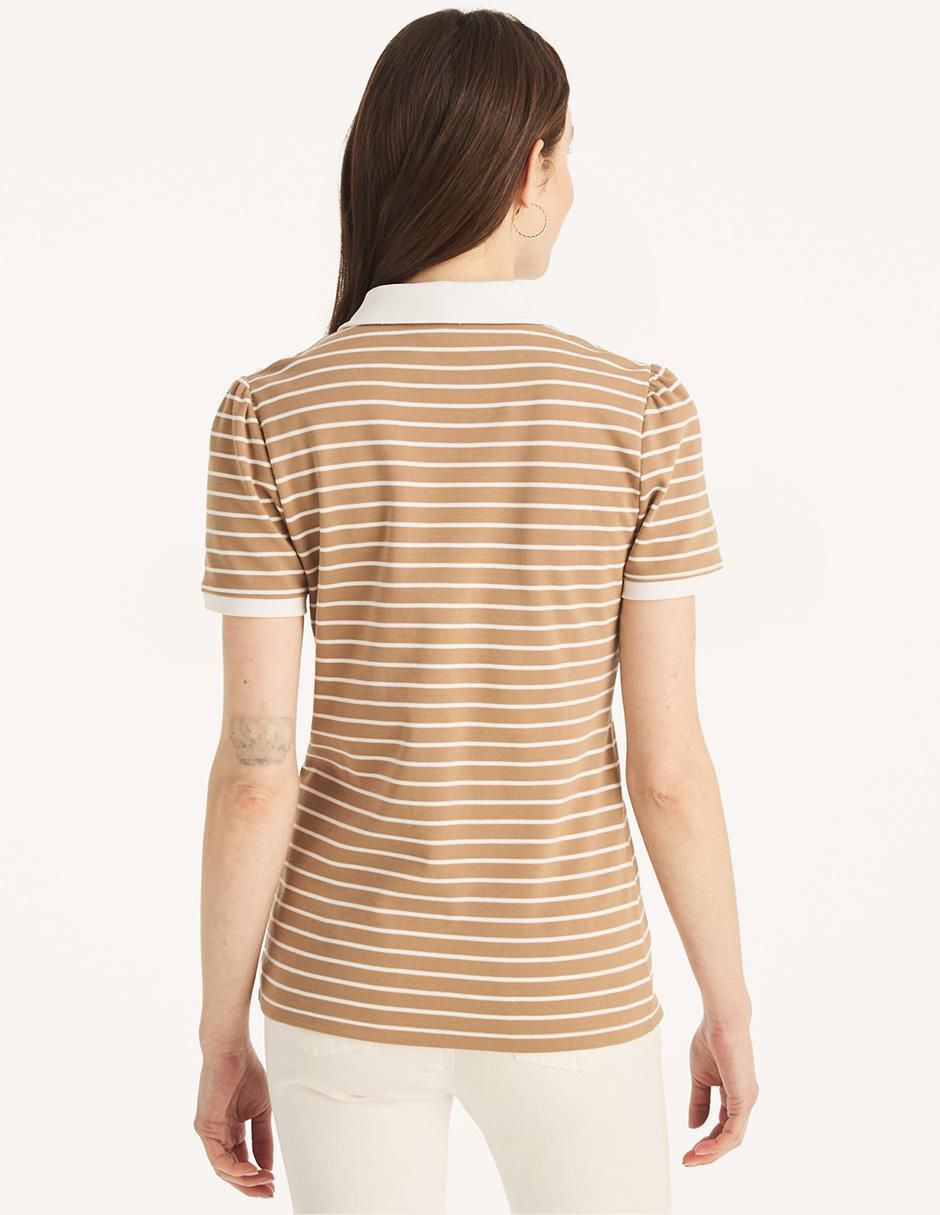 Playera tipo polo para mujer