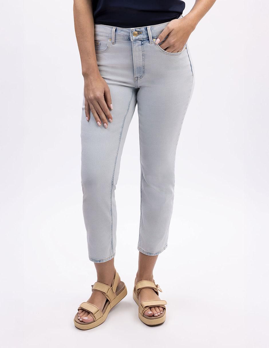 Jeans capri slim n5ak2508-k8h para mujer