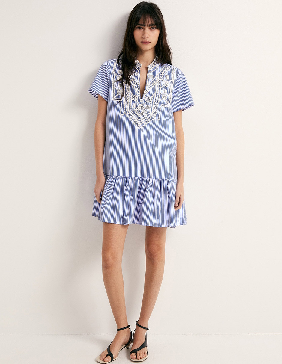 Vestido corto casual Sfera para mujer