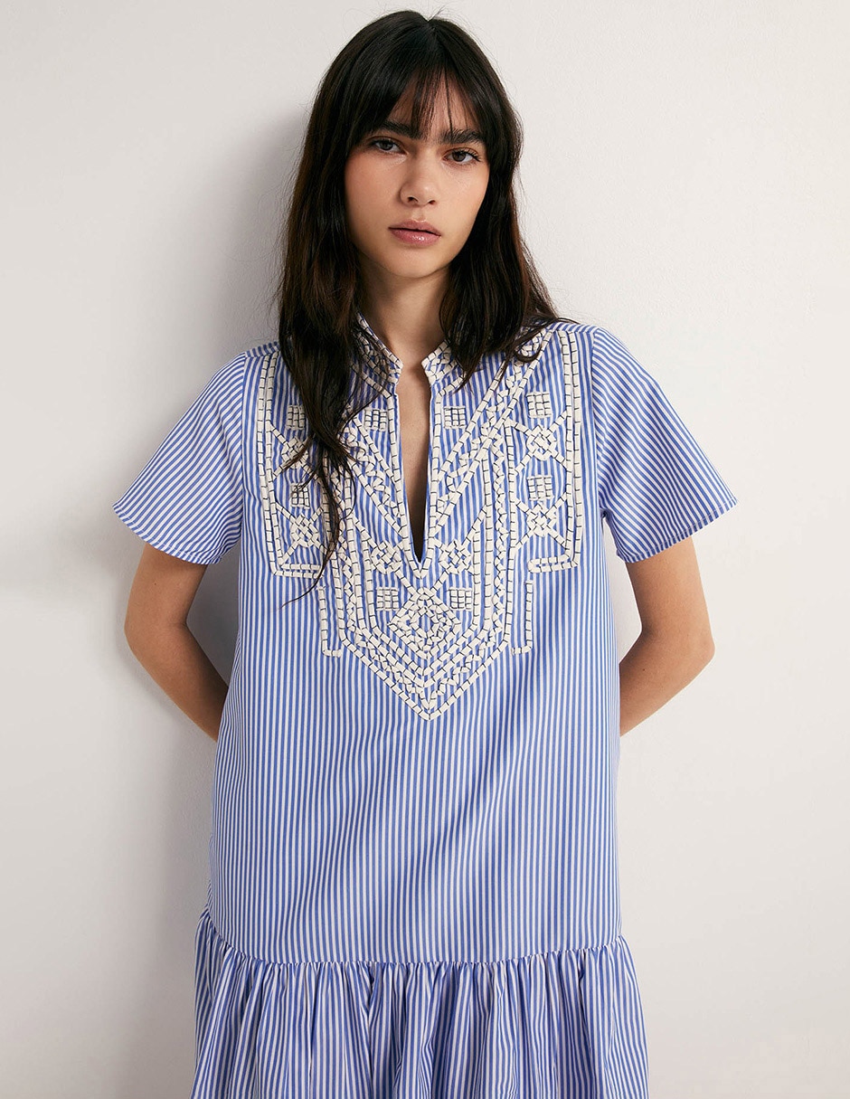 Vestido corto casual Sfera para mujer