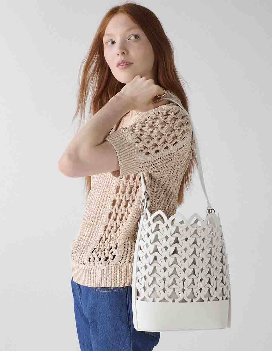 Bolsa bucket Kate Spade Primavera 2019 de cuero para mujer