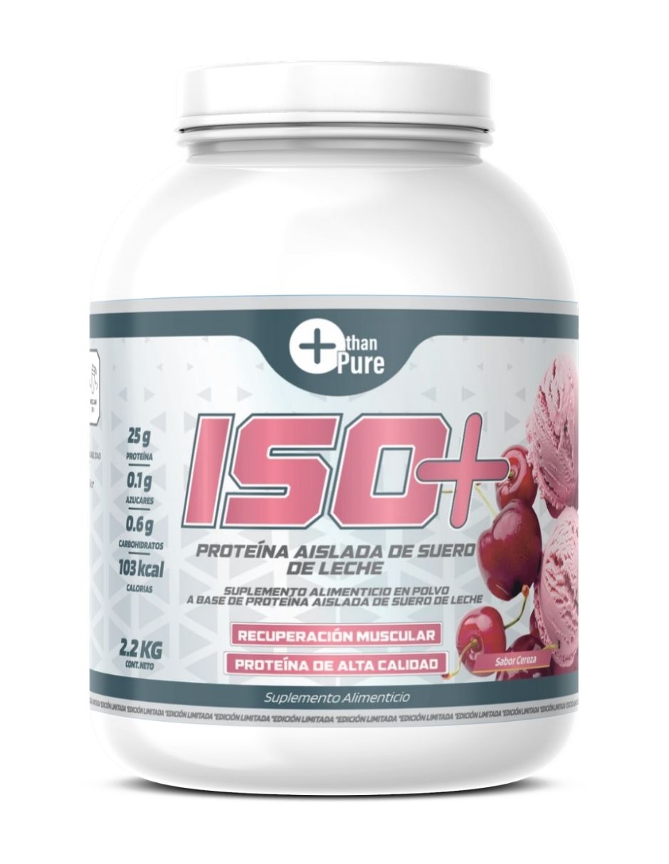ISO+ Fit Nutrition con calcio sabor cereza de 2.2 kg