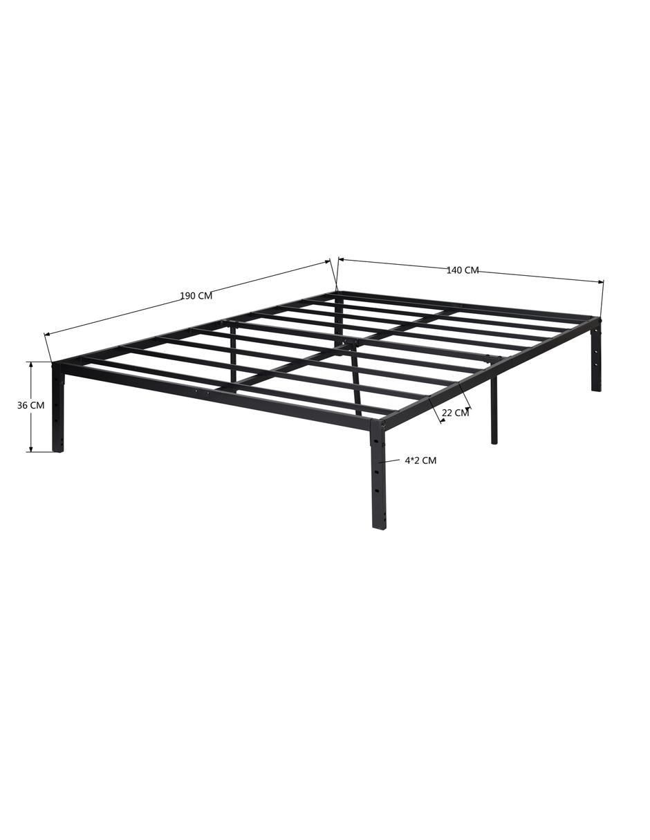 Base para cama armable Kiela Home Make de metal matrimonial